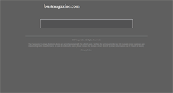 Desktop Screenshot of bustmagazine.com